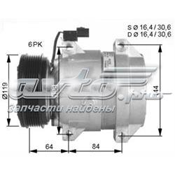 32483G NRF Compressor de aparelho de ar condicionado