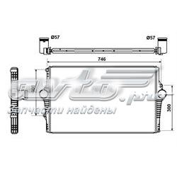 Radiador de intercooler NRF 30501