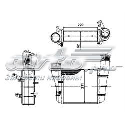 30148A NRF Radiador de intercooler