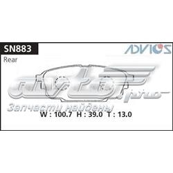 Sapatas do freio traseiras de disco Mazda BKYT2643ZB preço, a partir de 29,04 USD