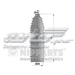 84122 GKN-Spidan Bota de proteção do mecanismo de direção (de cremalheira)