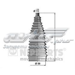 Bota de proteção do mecanismo de direção (de cremalheira) 84195 GKN-Spidan