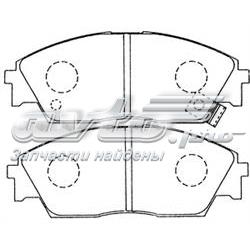 Sapatas do freio dianteiras de disco Honda Civic 4 ED, EF