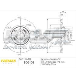 Compre 402060405R Renault (RVI) Disco do freio dianteiro