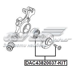 Compre DAC43820037KIT Febest Rolamento de cubo traseiro
