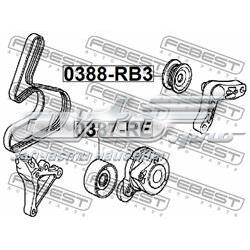 Rolo parasita da correia de transmissão Febest 0388RB3 preço, a partir de 44,57 USD