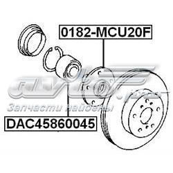 Rolamento de cubo dianteiro ZA45BWD17CA84 NSK