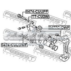 Compre 0474CYLOWF Febest Guia inferior de suporte dianteiro
