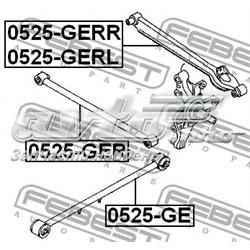 Compre 0525GE Febest Braço oscilante (tração) longitudinal inferior esquerdo/direito de suspensão traseira