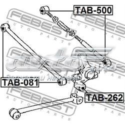 Compre TAB500 Febest Bloco silencioso da barra Panhard (de suspensão traseira)