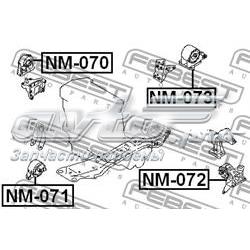 Coxim (suporte) traseiro de motor 13208H800 Nissan/Infiniti