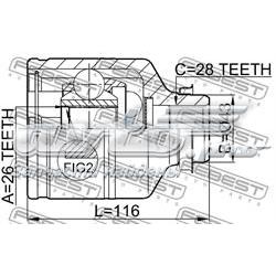 Junta homocinética interna dianteira direita Hyundai/Kia 0K55222520A preço, a partir de 38,16 USD
