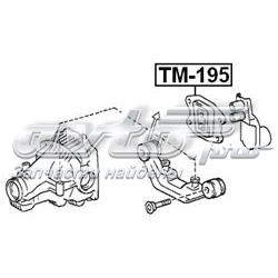 Compre TM195 Febest Bloco silencioso (coxim) traseiro de redutor do eixo traseiro