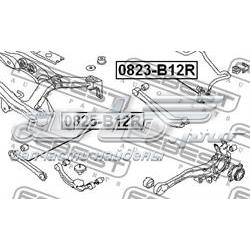 Compre 0825B12R Febest Barra transversal de suspensão traseira