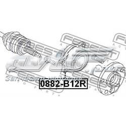 Compre 0882B12R Febest Rolamento de cubo traseiro