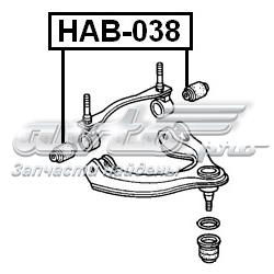 Compre HAB038 Febest Bloco silencioso dianteiro do braço oscilante superior