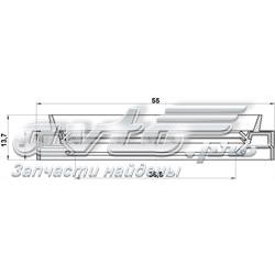 Bucim de redutor do eixo traseiro Febest 95JES38550814X preço, a partir de 10,94 USD