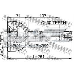 Junta homocinética externa dianteira NKN N12152HO preço, a partir de 71,65 USD