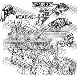 Compre MZAB123 Febest Bloco silencioso de suporte de coxim traseiro de motor