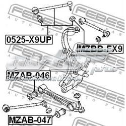 Compre 0525X9UP Febest Braço oscilante superior esquerdo/direito de suspensão traseira