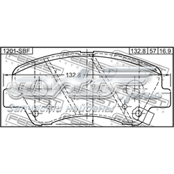 Compre 58101A4A17 Hyundai/Kia Sapatas do freio dianteiras de disco