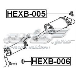 Compre HEXB005 Febest Braçadeira do silenciador traseira