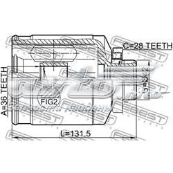 Compre 496053JA00 Hyundai/Kia Junta homocinética interna dianteira direita