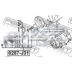 Rolo de reguladora de tensão da correia de transmissão 1192531U02 Nissan/Infiniti