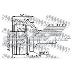 Junta homocinética externa dianteira GSP 699166 preço, a partir de 43,56 USD