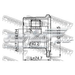Compre 641014 GSP Junta homocinética interna dianteira esquerda