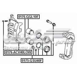 Compre 0175GSU40F Febest Kit de reparação de suporte do freio dianteiro
