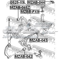 Compre T00134D00B Mazda Braço oscilante superior esquerdo/direito de suspensão dianteira