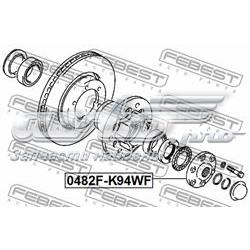 Q1300602 Q-fix Flange de cubo dianteiro