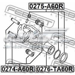 Pistão de suporte do freio traseiro 0276TA60R Febest