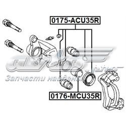 Pistão de suporte do freio traseiro Opel 97035261