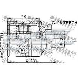 Compre 495923E010 Hyundai/Kia Junta homocinética interna dianteira direita