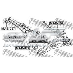 Compre MAB088Z Febest Bloco silencioso externo traseiro de braço oscilante transversal