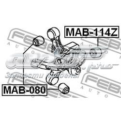 Compre MAB114Z Febest Bloco silencioso da barra Panhard (de suspensão traseira)
