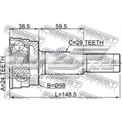 Compre 39211CA000 Nissan/Infiniti Junta homocinética externa traseira