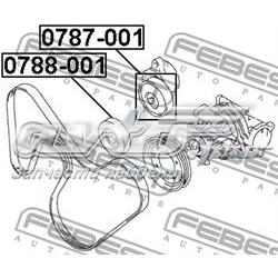 Compre 0788001 Febest Rolo parasita da correia de transmissão