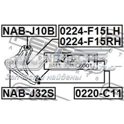 Braço oscilante inferior esquerdo de suspensão dianteira Febest 0224F15LH preço, a partir de 66,40 USD