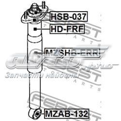  Bloco silencioso de amortecedor traseiro Mazda CX-7 SUV (ER) (2009 - 2013) 