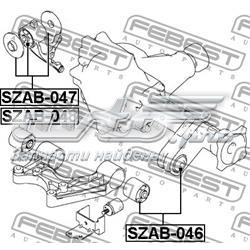 Bloco silencioso esquerdo de travessa de fixação de redutor dianteiro Suzuki 2755566J00 preço, a partir de 15,16 USD
