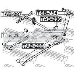 Compre TAB287 Febest Bloco silencioso da barra Panhard (de suspensão traseira)