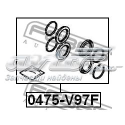 Compre 0475V97F Febest Kit de reparação de suporte do freio dianteiro