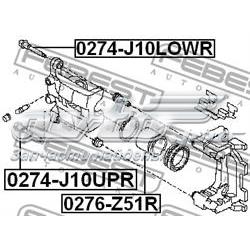 Compre 0276Z51R Febest Pistão de suporte do freio traseiro