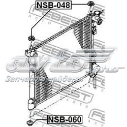 21507AX300 Nissan/Infiniti Consola (coxim de fixação) inferior do radiador