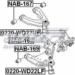 Compre 0220WD22UF Febest Suporte de esfera superior