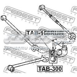 BC3340 Bcguma Bloco silencioso do pino de apoio traseiro