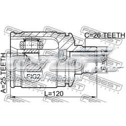 Junta homocinética interna dianteira direita Febest 0511GDRH preço, a partir de 69,94 USD